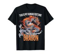 This is My Human Costume I'm Really A Dragon Boys Halloween T-Shirt