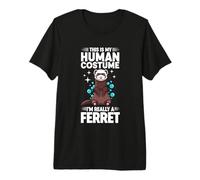 This is My Human Costume I'm Really A Ferret Premium T-Shirt