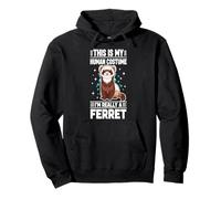 This Is My Human Costume I'm Really A Ferret Pullover Hoodie