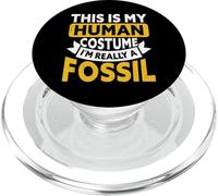 This Is My Human Costume Im Really A Fossil PopSockets PopGrip for MagSafe