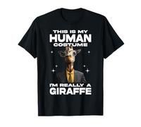 This is My Human Costume I'm Really A Giraffe T-Shirt