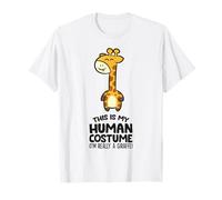 This is My Human Costume I'm Really A Giraffe T-Shirt