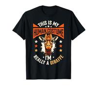 This is My Human Costume I'm Really A Giraffe T-Shirt