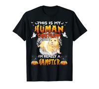 This Is My Human Costume I'm Really A Hamster Halloween T-Shirt