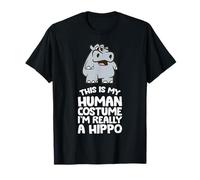 This is My Human Costume I'm Really A Hippo T-Shirt