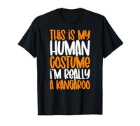 This Is My Human Costume I'm Really A Kangaroo Halloween T-Shirt