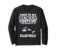 This is My Human Costume I'm Really A Killer Whale T-Shirt Long Sleeve T-Shirt