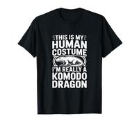 This is My Human Costume Im Really A Komodo Dragon Funny T-Shirt