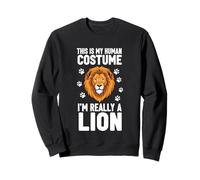 This Is My Human Costume I'm Really A Lion Sweatshirt
