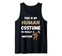 This is My Human Costume I'm Really A Minotaur Minos T-Shirt Tank Top