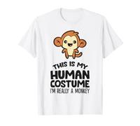 This is My Human Costume I'm Really A Monkey T-Shirt