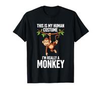 This is My Human Costume I'm Really A Monkey T-Shirt