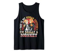 This is My Human Costume I'm Really A Monkey Tank Top