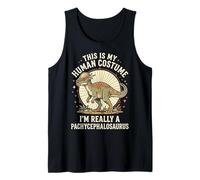 This is My Human Costume I'm Really A Pachycephalosaurus Tank Top