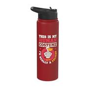 This is My Human Costume I'm Really A Pelican Stainless Steel Insulated Water Bottle