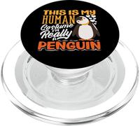 This Is My Human Costume I'm Really A Penguin PopSockets PopGrip for MagSafe
