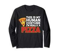 This is My Human Costume I'm Really A Pizza Long Sleeve T-Shirt