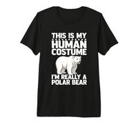 This is My Human Costume I'm Really A Polar Bear Premium T-Shirt