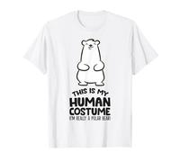 This is My Human Costume I'm Really A Polar Bear T-Shirt