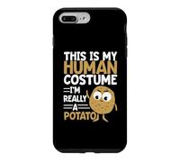 This Is My Human Costume I'm Really A Potato Funny Halloween Case for iPhone 7 Plus/8 Plus