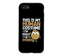 This Is My Human Costume I'm Really A Potato Funny Halloween Case for iPhone SE (2020) / 7/8