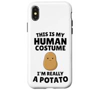 This Is My Human Costume I'm Really A Potato Funny Halloween Case for iPhone X/XS