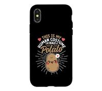 This Is My Human Costume I'm Really A Potato Funny Halloween Case for iPhone X/XS