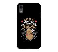 This Is My Human Costume I'm Really A Potato Funny Halloween Case for iPhone XR
