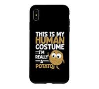 This Is My Human Costume I'm Really A Potato Funny Halloween Case for iPhone XS Max