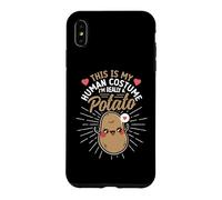 This Is My Human Costume I'm Really A Potato Funny Halloween Case for iPhone XS Max