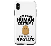 This Is My Human Costume I'm Really A Potato Funny Halloween Case for iPhone XS Max