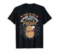 This is My Human Costume I'm Really A Potato Funny Halloween T-Shirt