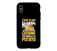 This Is My Human Costume Im Really A Potato Halloween Case for iPhone X/XS