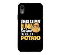 This Is My Human Costume Im Really A Potato Halloween Case for iPhone XR