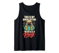 This is My Human Costume I'm Really a Pug Tank Top
