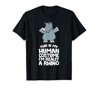 This is My Human Costume I'm Really A Rhino T-Shirt