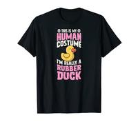 This Is My Human Costume I'm Really A Rubber Duck Halloween T-Shirt