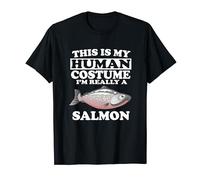 This Is My Human Costume I'm Really a Salmon Fish T-Shirt