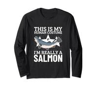 This is My Human Costume I'm Really A Salmon Long Sleeve T-Shirt