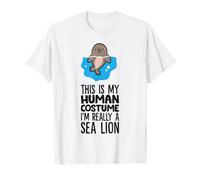 This is My Human Costume I'm Really A Sea Lion T-Shirt