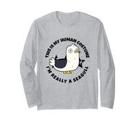 This is My Human Costume I'm Really A Seagull Long Sleeve T-Shirt