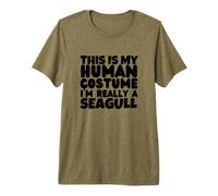 This is My Human Costume I'm Really A Seagull Premium T-Shirt