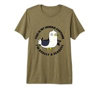 This is My Human Costume I'm Really A Seagull Premium T-Shirt