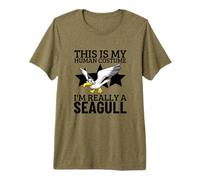 This is My Human Costume I'm Really A Seagull Premium T-Shirt