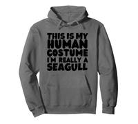 This Is My Human Costume I'm Really A Seagull Pullover Hoodie