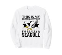 This Is My Human Costume I'm Really A Seagull Sweatshirt