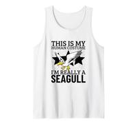 This is My Human Costume I'm Really A Seagull Tank Top
