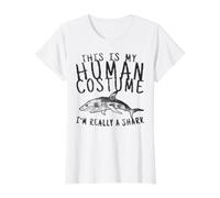 This is My Human Costume I'm Really a Shark Shirt Value Graphic T-Shirt