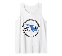 This is My Human Costume I'm Really A Shark Tank Top