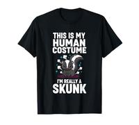 This is My Human Costume I'm Really A Skunk T-Shirt